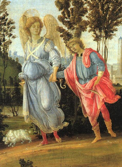 Filippino Lippi Tobias and the Angel Norge oil painting art